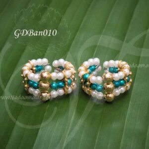 Small Size Beads with Stone Bangle hand Jewellery For God Goddess Decorations 0.6 inches