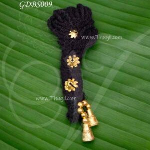 Jadai Miniature Small Size False Hair Billai Choti For Lakshmi Alangaram 4 inches