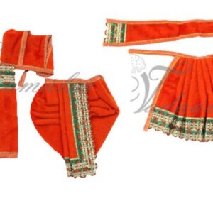 6"-8" Radha Krishna Murthi Idol Costume Dresses and Accessories