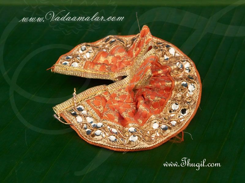 11-12 inch Idol Skirt Pavadai Deities - Dress Your Divine & Temple Altars