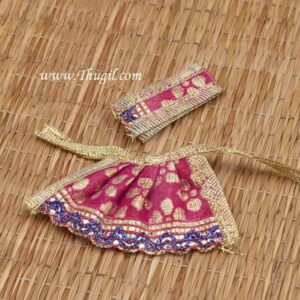 Small size 2 inches Skirt Pavadai Deities Dress for Goddess Idols Statues buy now
