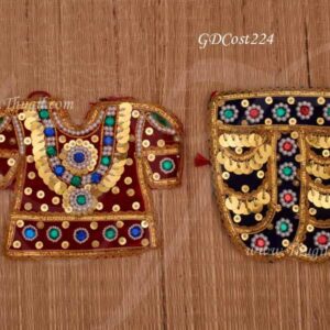 Raja Alankaram For Ganesh Krishna Murugan Maruthi Murthi Dress 7 Inches