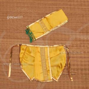 Panjakajam Dothi For Hindu God Sringhaar Idol Decorations 7.5 inches