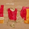 Vastra For Hanuman Ji Anjaneya Panjakajam Red Velvet Dhothi Sringhaar 6 inches