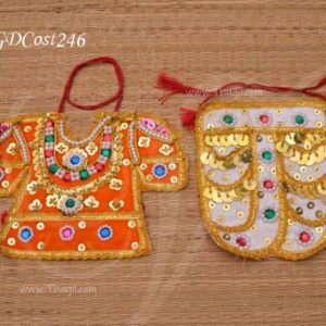 Raja Alankaram For Ganesh Krishna Murugan Maruthi Murthi Dress 7 Inches