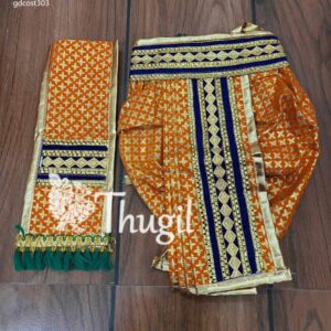 10 Inches God Lord Krishna Ganesha Murugan Murthi Idol Panjakajam Dothi Dress