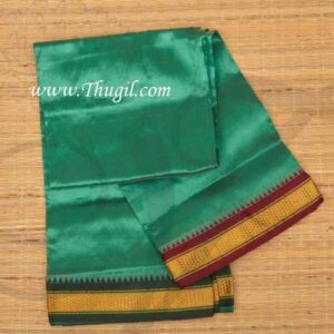 1.80 Meters Hindu Puja Green Colour Dothi Dhoti Vesti Chadar Amman alangaram Buy Now