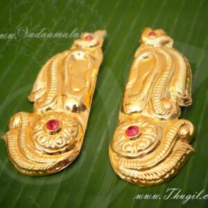 Ear Decoration Set Hindu Idol God And Goddess Karna pathakkam 6 Inches