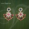 Ear Stud decoration Goddess Multicolor Stone Earring Jewellery Buy Now 1.5"