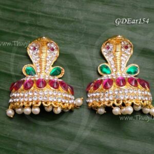 Karna Patham Hindu Idol Goddess Stone ear decoration 2 inches