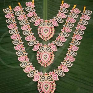 Hindu Idol Ornaments 3 Step Maanga Necklace Haarams Jewellery Buy Online 12"