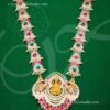 Large Necklace Laksmi Design Haaram For Hindu Idol 18 inches