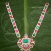 Long Haram Multi Colour Stones Hindu Idols Temple Jewellery 12 inches