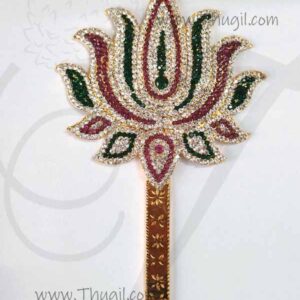 Hindu Deity Lotus Decorations Ornaments jewellery 8.5 inches