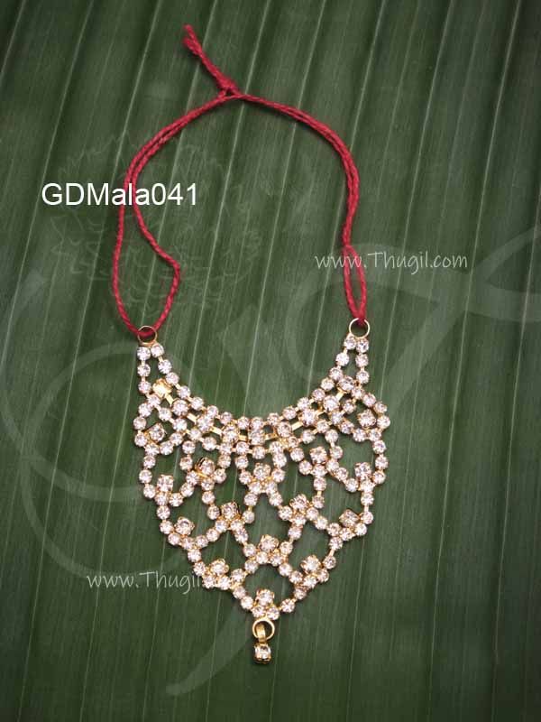Necklace Small Size Deity Jewellery For Hindu Small Idols Jewellery 2.2 inches