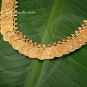 Small Coin Necklace Kasumalai Kasumala Short Lakshmi 1Inch to 3 Inches