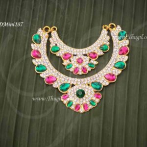 2 Step Necklace Ornament for Hindu For Small Idols 3 Inches