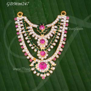 Necklace Small Size Deity Jewellery For Hindu Small Idols 3 inches