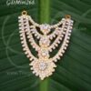 Necklace white stone small size deity jewellery for hindu small Idols 3 inches