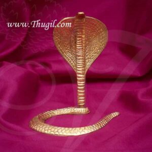 Brass Nagalingam Nagam Snake for Lord Shiva Lingam Linga 7 inches