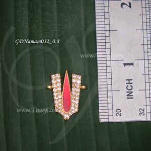 Thenkilai Vishnu Namam Balaji ThiruNamam Statues Jewellery 0.8 Inches