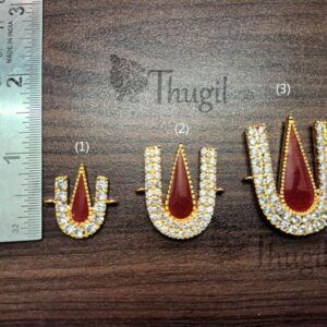 Vadakelai Vishnu Namam Balaji ThiruNamam Jewelry Statues Jewellery