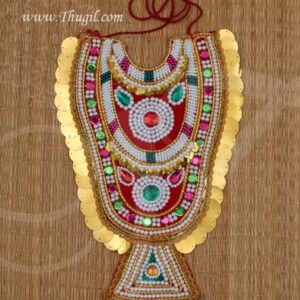 Hindu Diety Necklace Chest Accessories God Sringaar Decoration Buy 13 inches