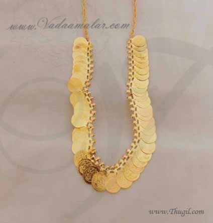 Small Coin Necklace Kasumalai Kasumala Short Lakshmi Buy Now