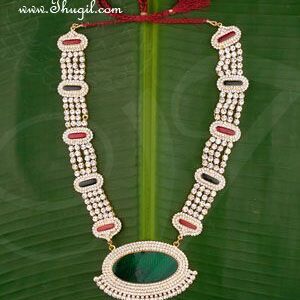 13" Long Necklace Hindu Idols Ornament Temple Jewellery Buy Online
