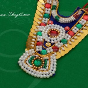 6" Hindu Diety Necklace Chest Accessories God Sringaar Decoration