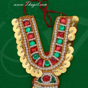 5.5" Hindu Diety Necklace Chest Accessories God Sringaar Decoration