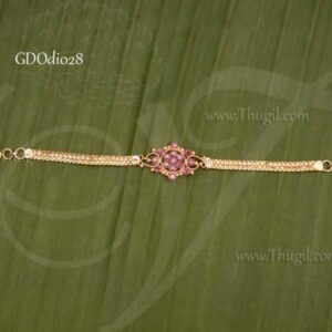 Oddiyanam Deity Stone Waist Hip Belt For God Alangaram 7.5"