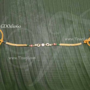 Oddiyanam Deity Stone Waist Hip Belt For God Alangaram 7 inches