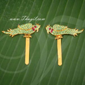 Parrot Jewellery Parvathi Meenakshi Amman Idols 2" Buy Online Now