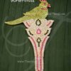 Parrot Goddess Parvathi Jewellry For Meenakshi Amman 4.5 Inches