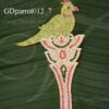Parrot Goddess Parvathi Jewellry For Meenakshi Amman 7 Inches
