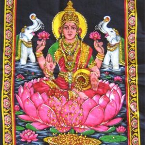 Goddess Lakshmi poster on unframed cloth printed 30x20"
