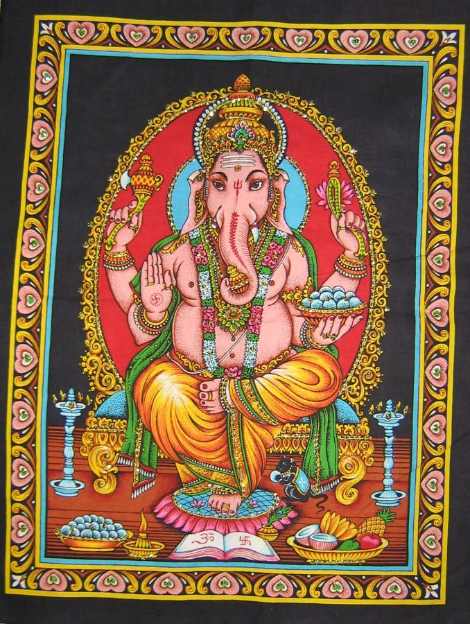 Lord Ganesha poster on unframed printed