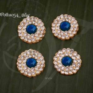 God Bindi Pottu Jewelry Forehead Statue Hindu Diety Jewellery 0.7 inches (4 Pieces)