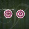 Tilak Tikka Symbol Jewelry Pink Color Ornament 1 inch