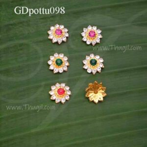 Tikka Ear Bindi Statue Ear Studs Idols Pottu Hindu Diety Jewellery 0.5 inches