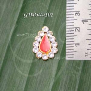 Tilak symbol jewelry for statue forehead diety amman 3 pieces 0.8 inches