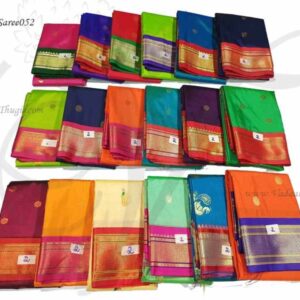 Amman Saree Devi Durga Sari Zari Border Deity Dress Online 6 meters
