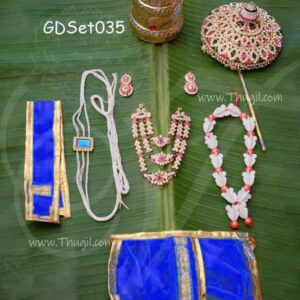 Jewellery Set for Small Idols and Statues Ganesha Murugan - 5 inches