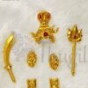 God Crown Kridam Kreedam and Hastham Set For Deity Goddess