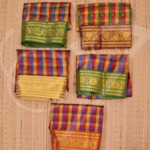 Skirt Pavadai Multi colour Dress Amman Durga Devi Idols Staues - 5 pieces