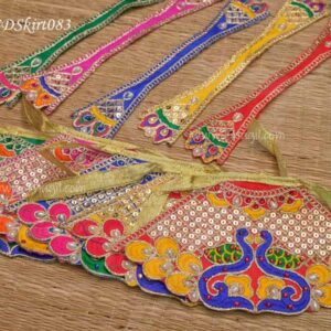 Skirt Vastra Pavadai Deities Dress for Goddess Idols Statues, 3 pieces 6 inches