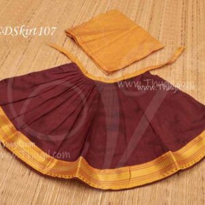 Skirt Pavadai Deities Dress for Goddess Idols Statues 10 Inches