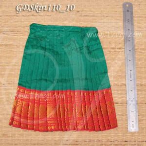 Pavadai vastra for Idols Sarees style Skirts for statues height 10 inches