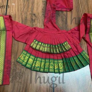 Skirt Vastra for Statues Double Pavadai Style Statues Very Small Skirt Height 6 Inches